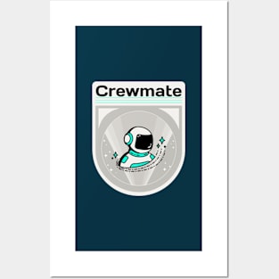 Among Us Crewmate Patch Posters and Art